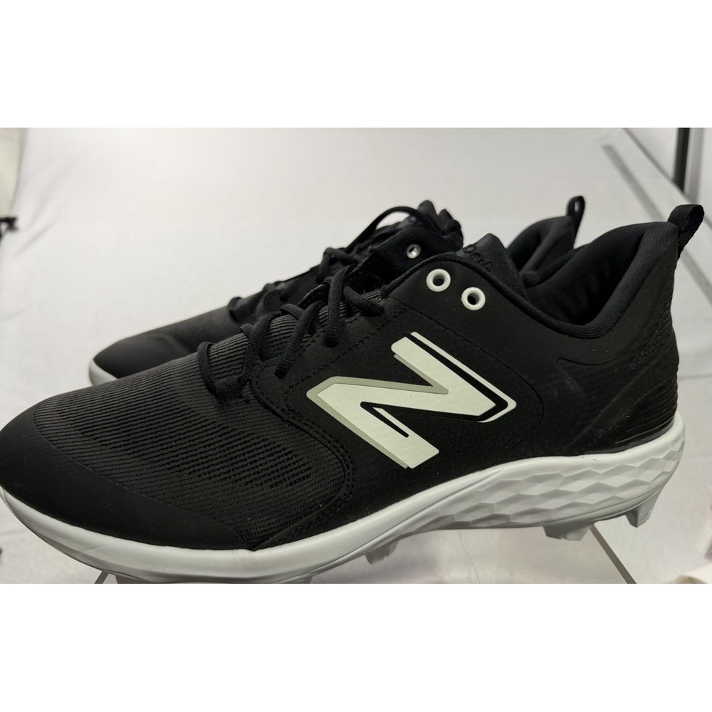 New Balance Cleats Mens 16 Fresh Foam X 3000 V6 Black Molded Baseball